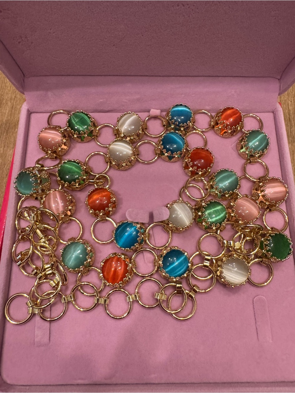 New in Box Feed Me Gems Crown Jewel Gold Belt